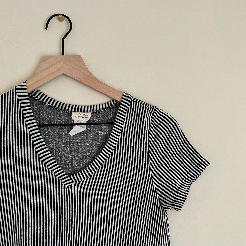 Caution To The Wind Striped Dress
